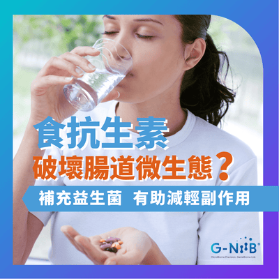 食抗生素破壞腸道微生態?補充益生菌有助減輕副作用