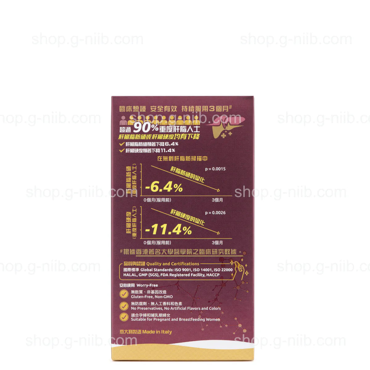 G-NiiB Liver Goal Formula SLD07 (For Hong Kong Region)