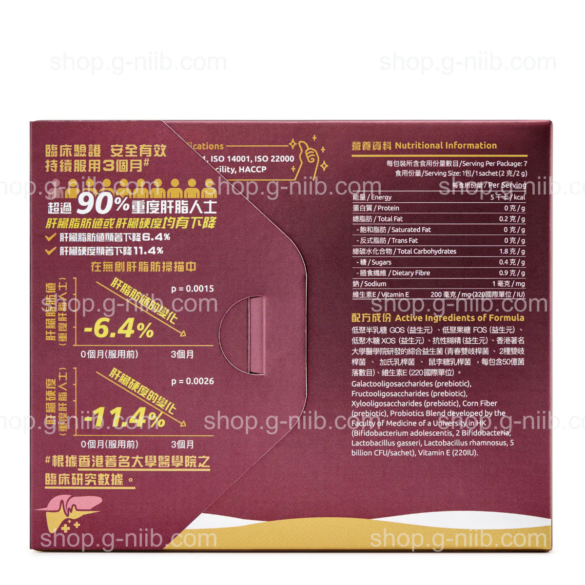 G-NiiB Liver Goal Formula SLD07 (For Hong Kong Region)