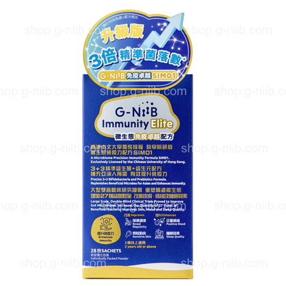 [VIP專用] G-NiiB 微生態免疫卓越配方 SIM01 (只適用於香港及澳門地區)
