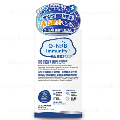G-NiiB 微生態免疫+ 配方 SIM01 (只適用於香港及澳門地區)