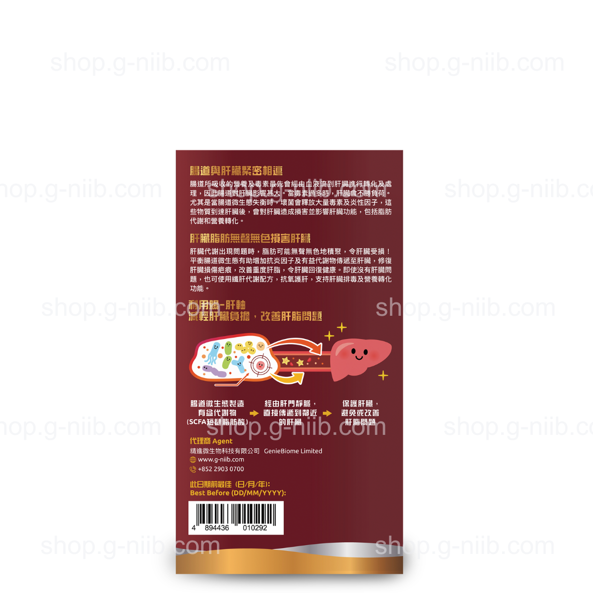 G-NiiB Liver Goal Formula SLD07 | Probiotics for Liver Fat