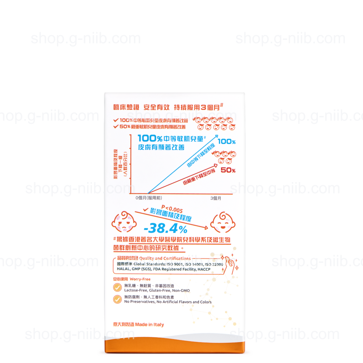 G-NiiB 微生態兒童敏肌配方 SIM03 (只適用於香港地區)