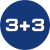 3+3 Vibrant Probiotics and Prebiotics Golden Ratio